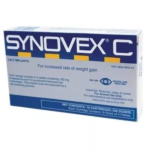 zoetis-large-animal-synovex-c-calf-implant-100-doses-10-cartridges-increase-grow Zoetis Large Animal Synovex C Calf Implant 100 Doses {10 Cartridges} Increase Growth & Weight Gain
